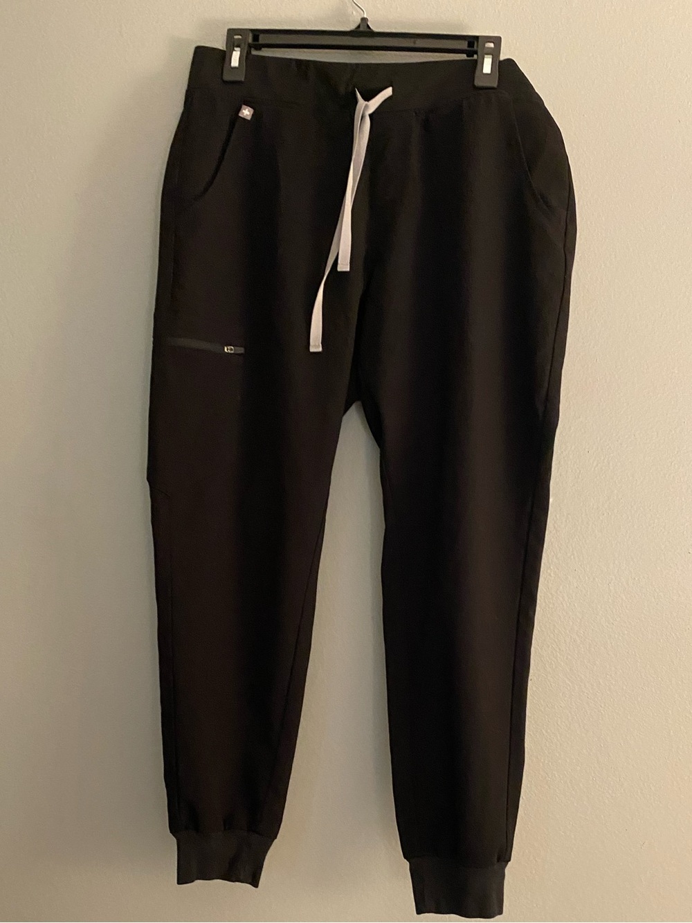 Figs Black Jogger Scrub Pants